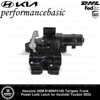 Genuine OEM 81800P2100 Tailgate Trunk Power Lock Latch for Hyundai Tucson 2022