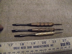 Lot of 3  Used All Metal  Dart Bodies and Points  See Pictures  Unnamed 
