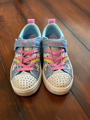 Sketchers Twinkle toes Kids Sneakers Size 2 EUC