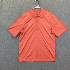 Greg Norman Mens Dry ML75 Golf Polo Shirt Medium Short Sleeve Performance