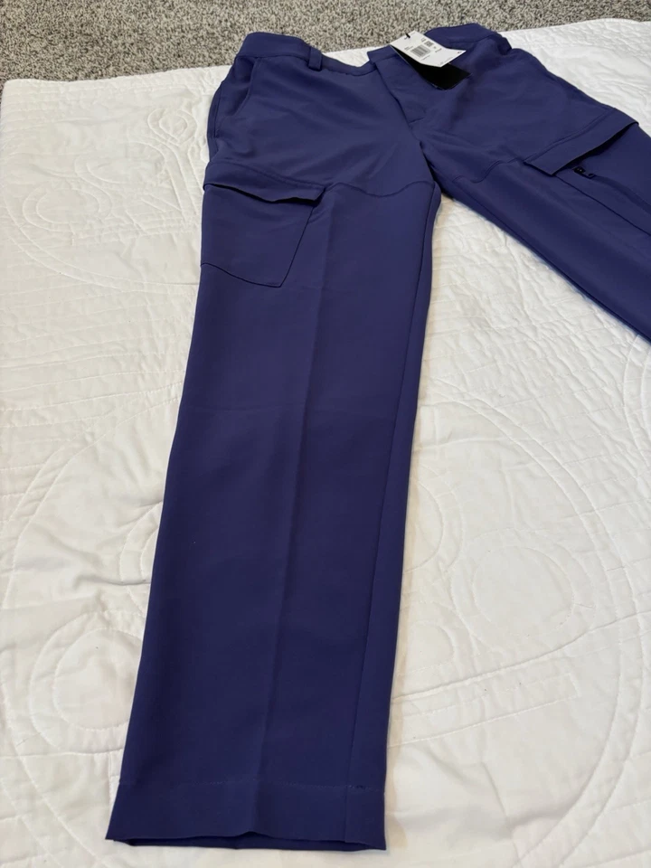 Pantalones de golf Nike Golf Air Jordan 33x32 ajustados repelentes púrpura DZ0542-502 NUEVOS CON ETIQUETAS $110 Foto 2 de 4