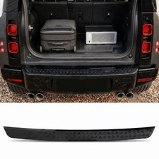 Gloss Black Rear Bumper Protection Cover For Land Rover Defender 90 110 130 ...