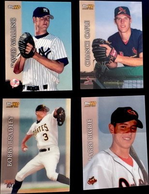 Topps HD 1999 Walling Caple Bradley Bigbie MLB Trading Card Lot of 4