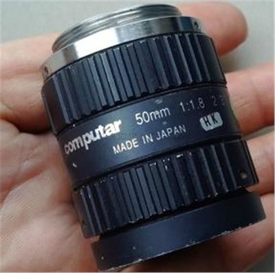 1Pcs Used 1:1.8 50Mm 2/3'' Industrial Lens Computar Plc Module vg