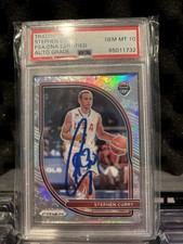 🔥PSA GEM MINT 10🔥 Stephen Curry Team USA Basketball Autograph Silver Prizm