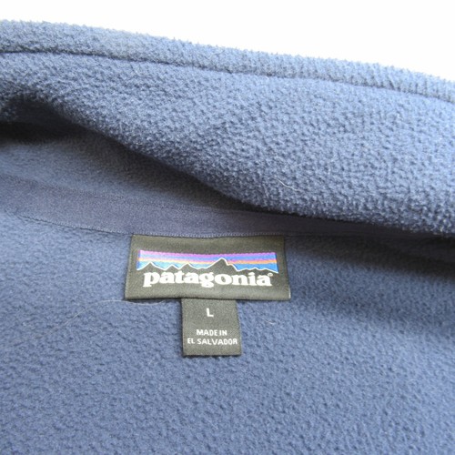 Patagonia Better maglione uomo grande blu pile pullover 1/4 zip Florida LOGO - Foto 5 di 11