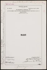 Magnesia Syndicate, Ltd. Mabor brand Certain Named Raw or Partly Prepared