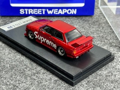 SW 1:64 Red M3 E30 LTO Coupe Racing Sports Model Diecast
