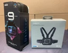 GoPro HERO9 Black Action Camera 20MP, 5K30mps, 4K60mps, 1080p & Chesty Mount NEW