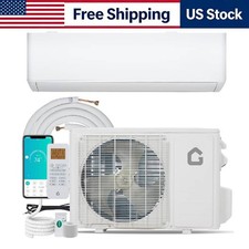 115V 9000BTU Mini Split Air Conditioner 24 SEER2 Heat Pump 450 Sq Ft