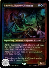 MTG Ludevic, Necro-Alchemist (Etched) (525) | NM Foil | Commander Legends {CMR}