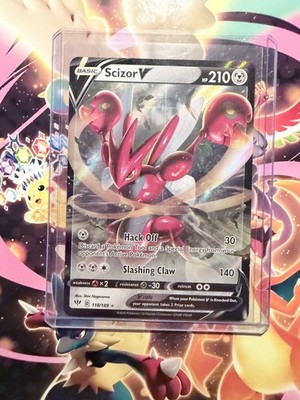 Scizor V Holo Ultra Rare SWSH03: Darkness Ablaze 118/189 NM M028