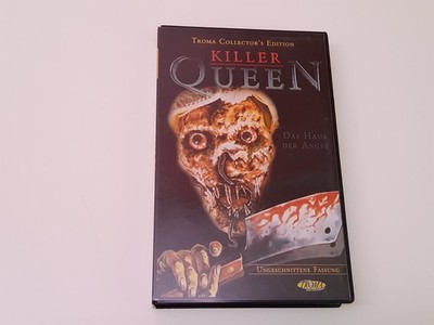 Killer Queen 1985 Uncut VHS German PAL Troma Video Großbox Girls School Screamer