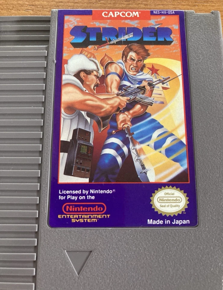 NES ~ STRIDER ~ Nintendo Game 3 Screw NES-HX-USA Game Cart Only NTSC - Image 2 of 4