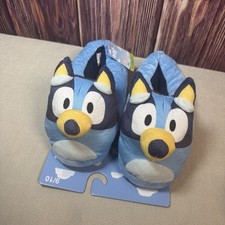 NEW Bluey And Friends Dog Slippers House Shoes Adult Size Women s 9-10 Men s 7-8