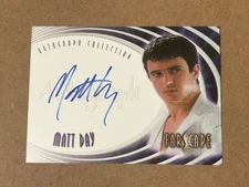 Farscape Through the Wormhole Matt Day Autograph Card A46