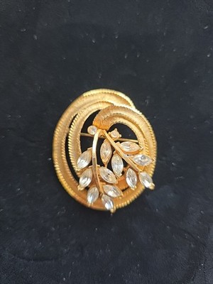 Vintage BSK Signed Brooch