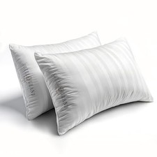 Hotel Grand White Feather Down Pillows King Size Set King / 2 Packs White/Soft