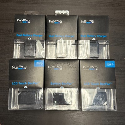 Lot GoPro LCD Touch Screen BacPac Chargers Battery Hero 3