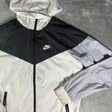 Nike Windrunner Jacket Colorblock Hooded Lightweight Zip Up Mens M read