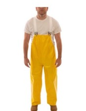 Yellow Overall Bibs Waterproof With Snap Lock Suspender Buckles Size S