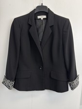 Le Suit Essentials Women s Size 14P Career Corporate Blazer Jacket Flip Cuff