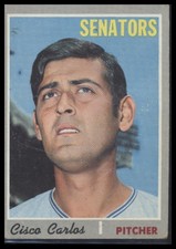 1970 Topps #487 Cisco Carlos