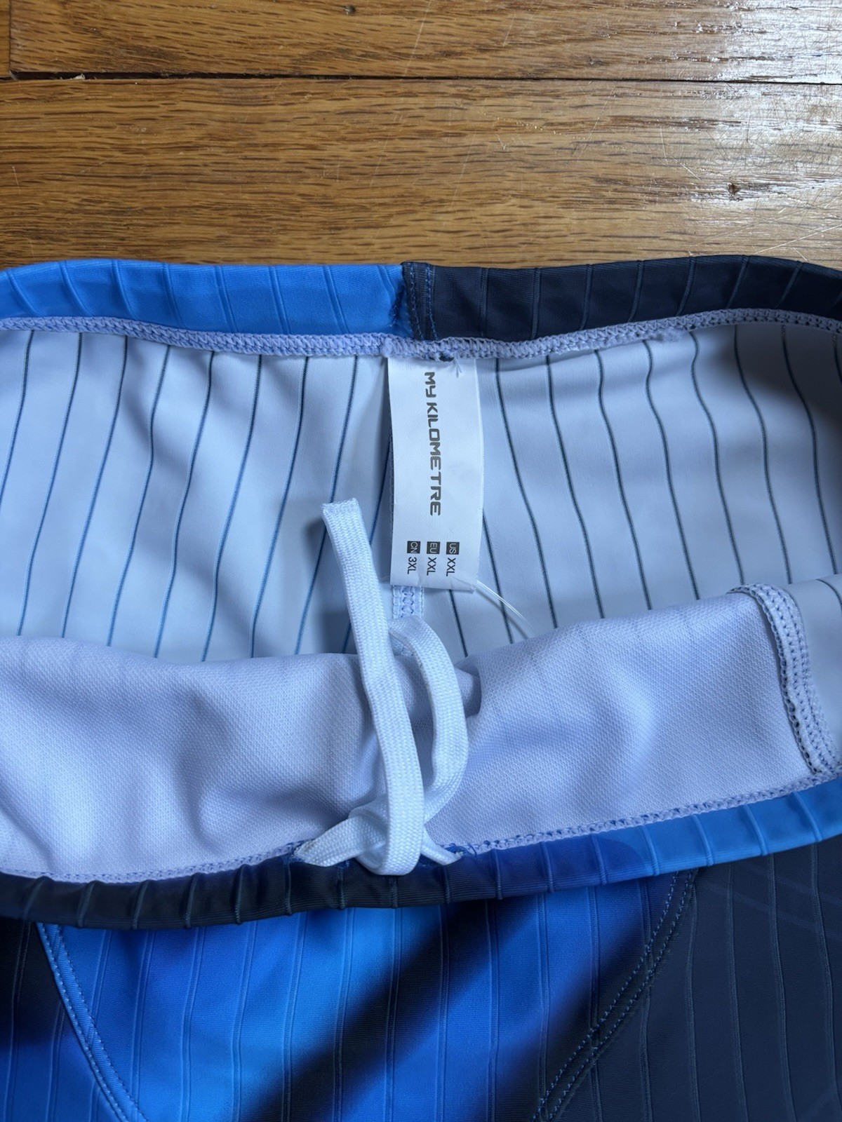 NWT My Kilometre Triathlon Shorts Size XXL Blue