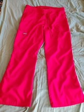 Cherokee scrub pants women-Large Petite-Red