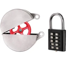 Outdoor Faucet Lock Gate Valve Lockout, Stainless Steel Faucet Protection Cov...