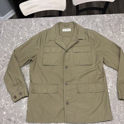 Line of Trade Field Utility Jacket Shacket Brown Medium Cotton Men's Medium