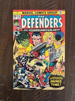 The Defenders #26 (1975) Guardians of The Galaxy App VF- 7.5
