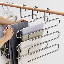 5 Layer Stainless Steel Pants Rack Five-Layer...