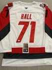 JSA COA TAYLOR HALL Signed Autographed Carolina Hurricanes Hockey Jersey