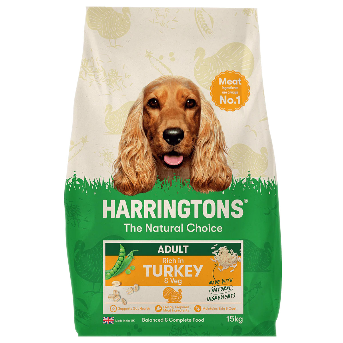 Harringtons Dog Food Complete Lamb And Rice Dry Mix 15kg