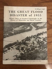 Vintage "THE GREAT FLOOD DISASTER OF 1955" {Hunterdon/Bucks County} Book, RARE!