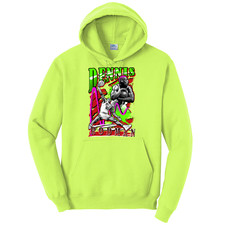 NEW RETRO KINGS THE WORM 90s NEON GREEN Hoodie SMALL-4XLARGE MADE IN USA
