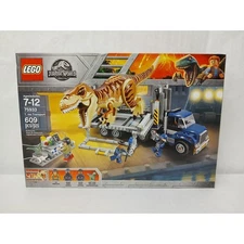 LEGO Jurassic World 75933 T-rex Transport Building Toy 609 Pieces Ages 7-12 NIB