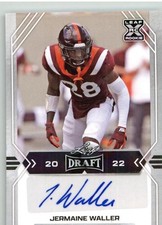 2022 Leaf Draft #BA-JW2 Jermaine Waller Autographs