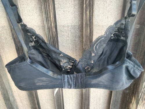 Vintage VANITY FAIR 36C BH Bügel transparent Spitze schwarz Style 75-164 80er Jahre - Bild 11 von 11