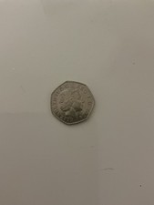 Rare 50p coin from 2011 featuring a design related to Olympic Football