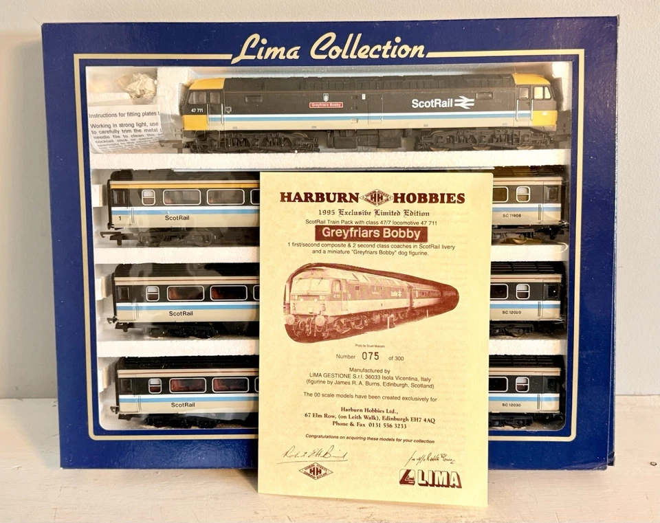 Lima L149779 OO Gauge BR Class 47 47711 & MK3 Scotrail Train Pack MIB! - Image 2 of 2