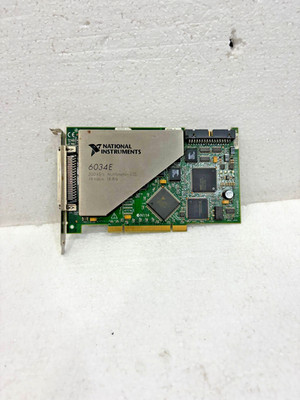 NATIONAL INSTRUMENTS 6034E NISAQ CARD, 16BIT ANALOG INPUT, MULTIFUNCTION