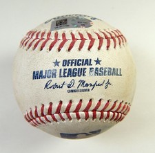 2021 San Francisco Giants Rockies Game Used Baseball Anthony DeSclafani K 738