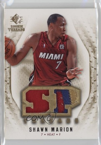 2008-09 SP Rookie Threads SP Threads Jersey/Patch Shawn Marion #T-SM ...