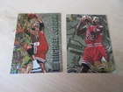 2 ~:~ Michael Jordan ~~ Fleer Metal Cards - Nuts & Bolts & #11 + View Points VP4