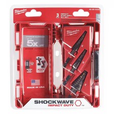 Milwaukee Tool 48-89-9254 Shockwave Impact Duty 3-Piece Kit, No. 1, No. 2, No. 4