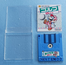Golf US Course with Manual (+stickers) Nintendo Famicom Disk system Japan import