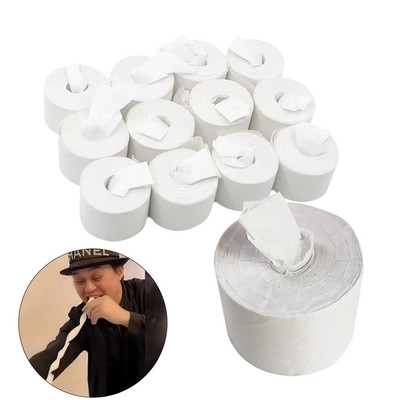 12Pcs Mouth Coils Paper Magic Trick Magic Prop Magician Supplies Toys 