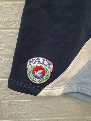 New Supreme Paix 2024 Jogger Shorts Blue Color Block Size Large